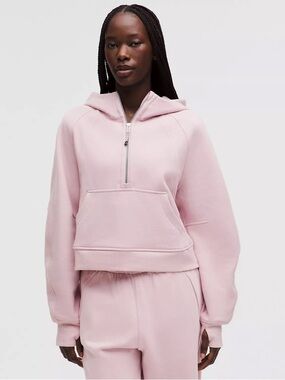 Lululemon Scuba Oversized Half-Zip Hoodie in Strawberry Milkshake